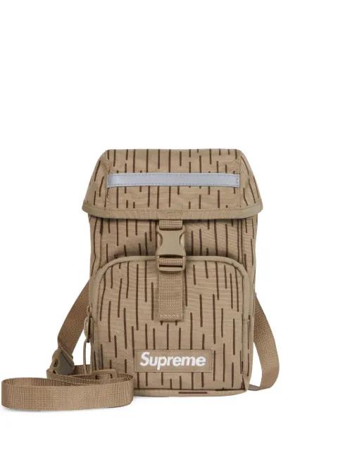 logo-patch camera bag by SUPREME