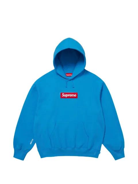 logo-patch hoodie by SUPREME