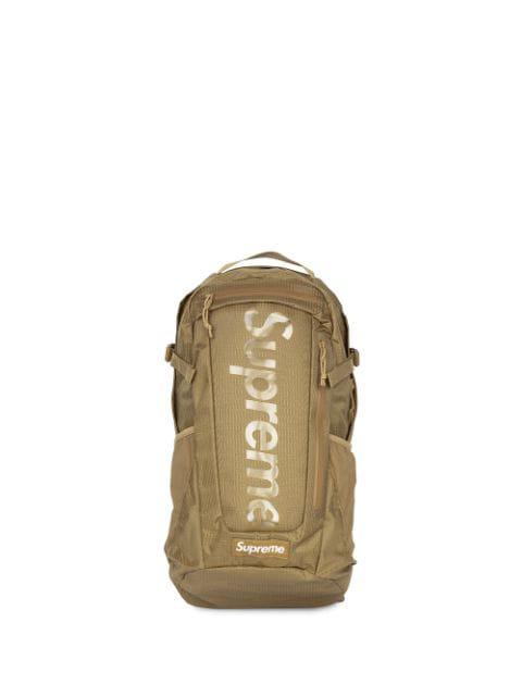 logo print backpack by SUPREME