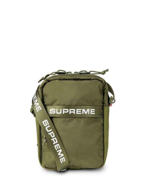 logo-print shoulder bag by SUPREME