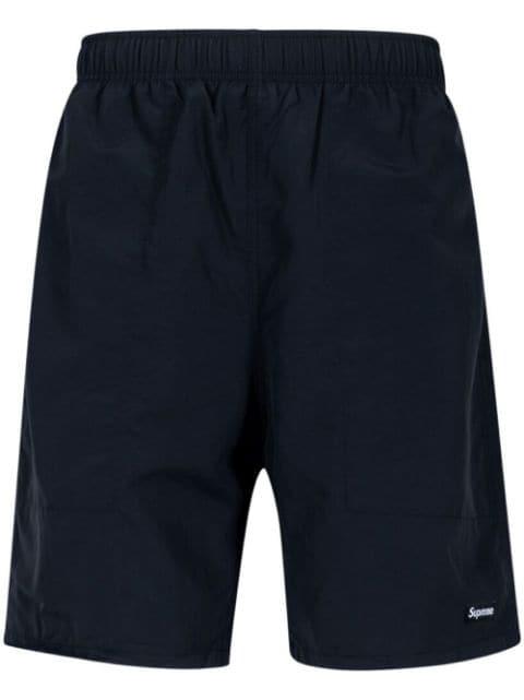 logo-print water shorts by SUPREME