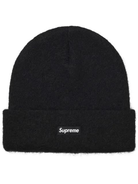 mohair "FW 24 - Black" beanie by SUPREME