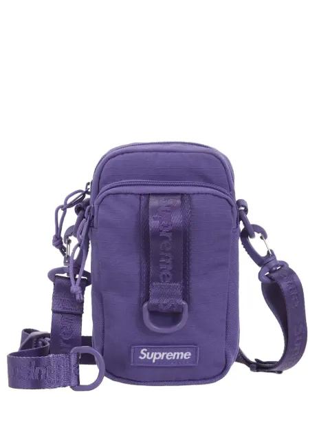 purple crossbody  bag by SUPREME