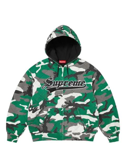 quilted hoodied sweatshirt by SUPREME