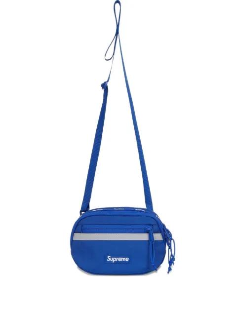 reflective-panel mini belt bag by SUPREME