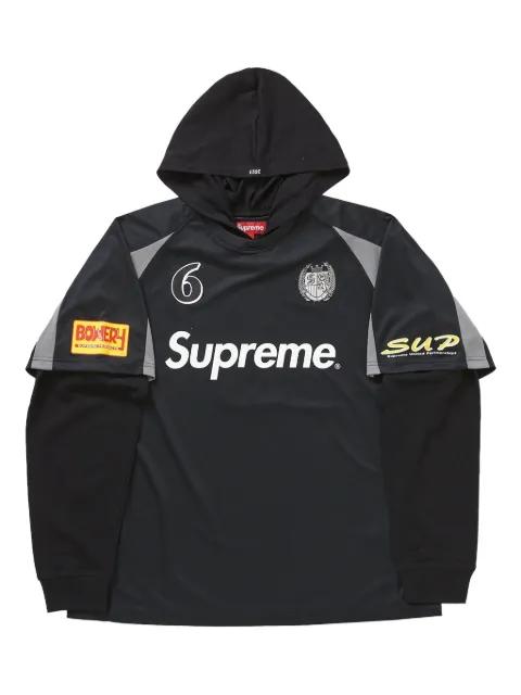 soccer hoodied jersey by SUPREME