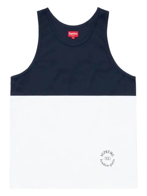 split block T-shirt by SUPREME