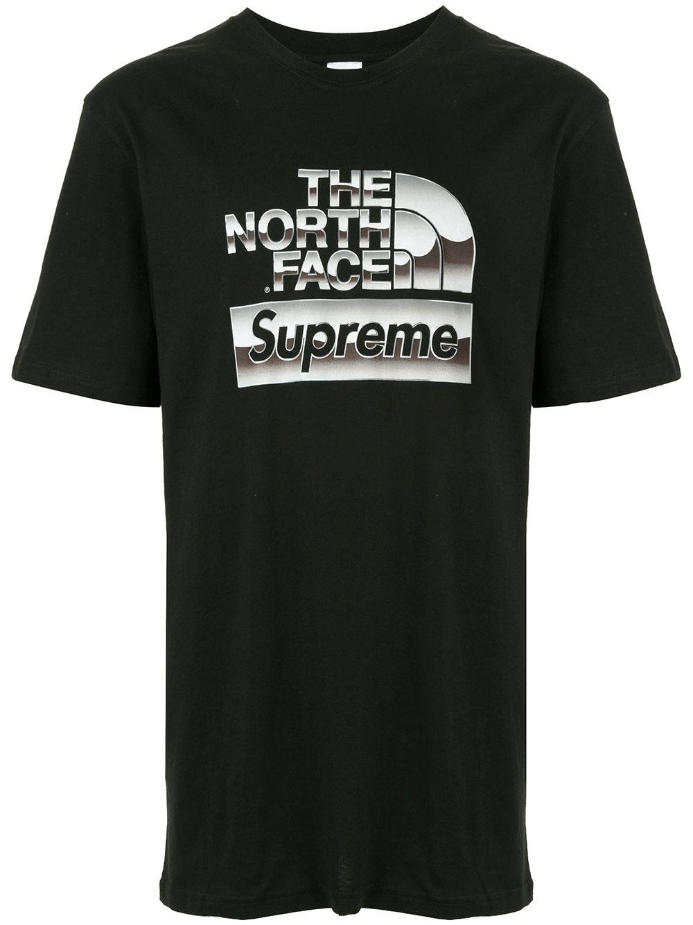tnf metallic logo T-shirt by SUPREME