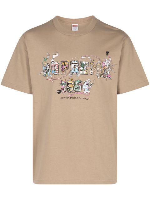varsity cotton T-shirt by SUPREME