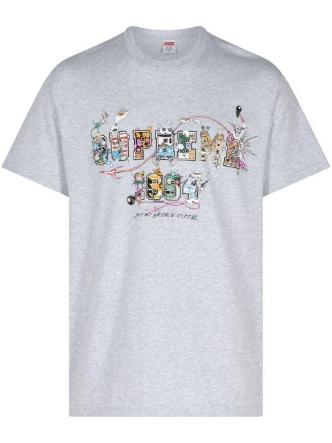 varsity cotton T-shirt by SUPREME