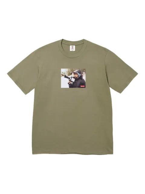 x 40 Acres Spike "SS25 - Green" T-shirt by SUPREME