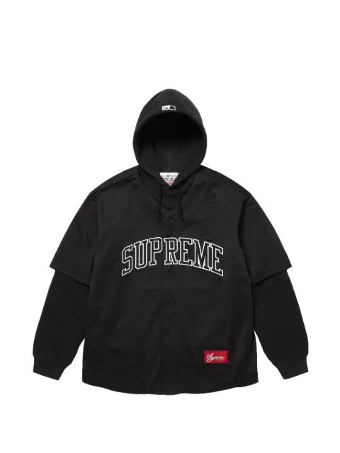 x Chicago White Sox logo-detail hoodie by SUPREME
