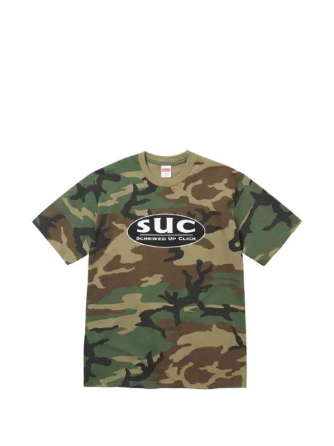 x  DJ Screw SUC camouflage-print T-shirt by SUPREME