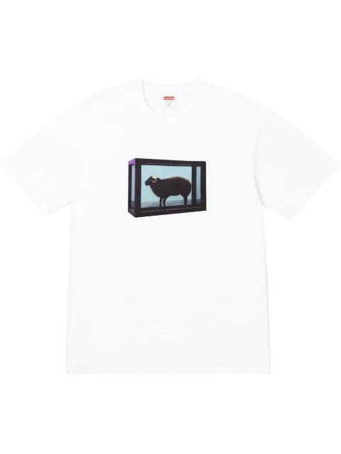 x Damien Hirst printed T-shirt by SUPREME