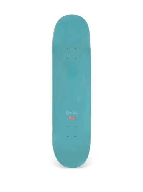 x Dan Colen candle-print skateboard by SUPREME