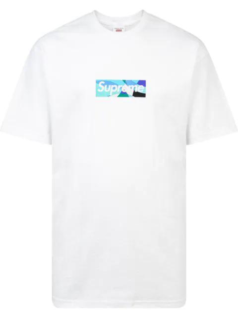 x Emilio Pucci box-logo T-shirt by SUPREME