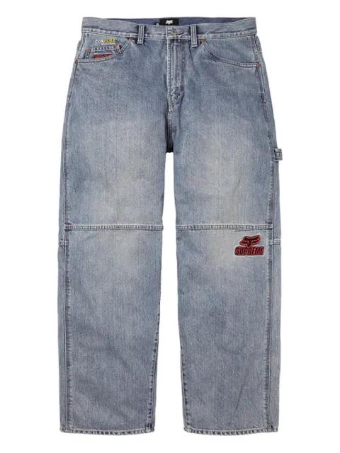x Fox Racing® logo-detailed jeans by SUPREME