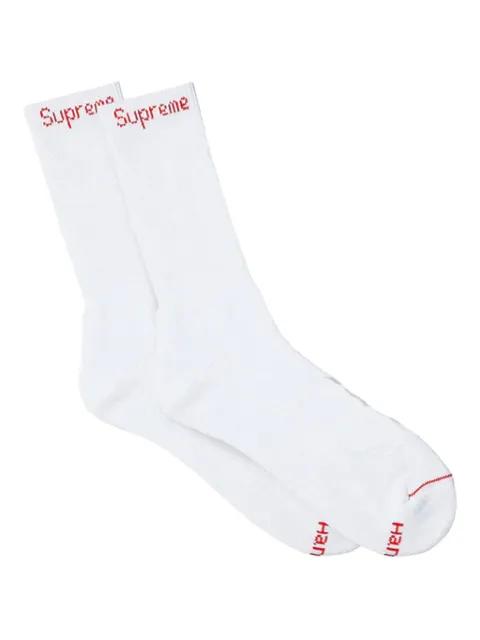 x Hanes Crew socks (pack of four) by SUPREME