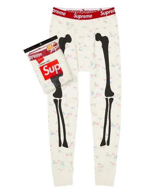 x  Hanes® bones-print thermal pants by SUPREME