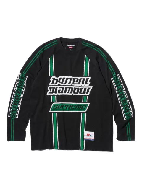 x Hysteric Glamour logo-print T-shirt by SUPREME