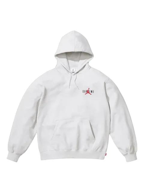 x Jordan kangaroo-pocket hoodie by SUPREME