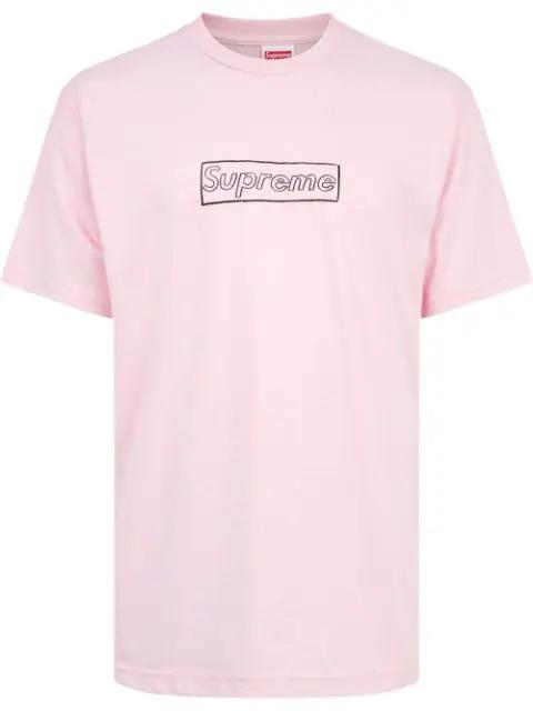 x KAWS Chalk Logo crew neck T-shirt by SUPREME