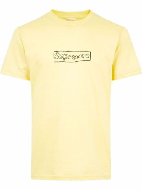 x KAWS Chalk logo T-shirt by SUPREME