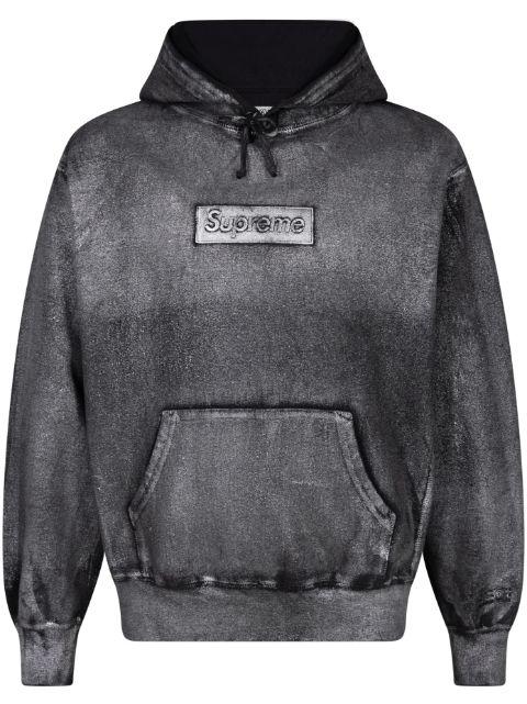 x MM6 Maison Margiela foil box logo hoodie by SUPREME