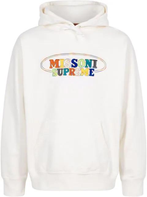 x Missoni logo-embroidered hoodie "FW21" by SUPREME