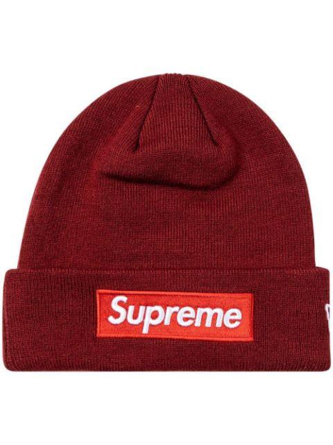 x New Era Box Logo beanie by SUPREME