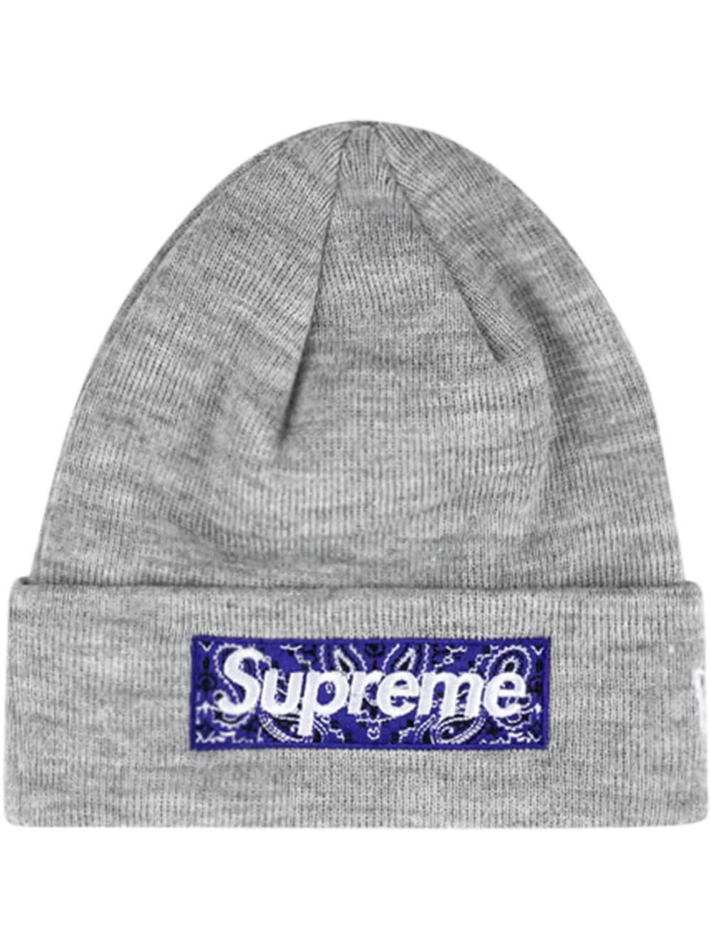 x New Era Box Logo knitted beanie by SUPREME