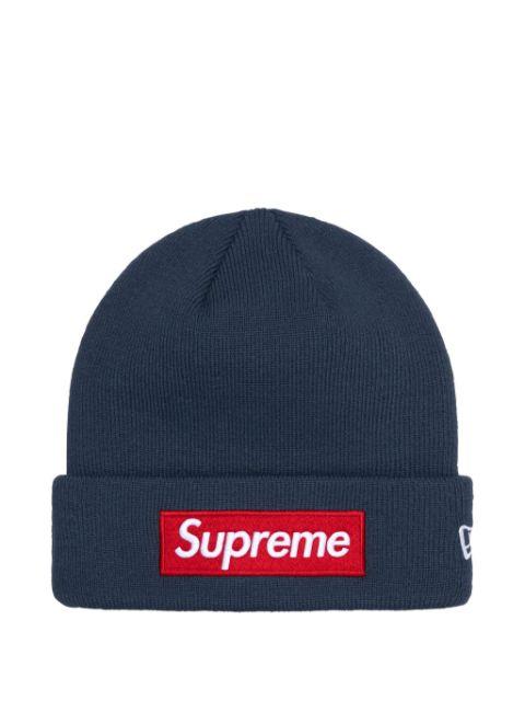x New Era® box logo beanies by SUPREME