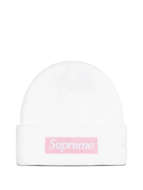 x New Era® logo beanie hat by SUPREME
