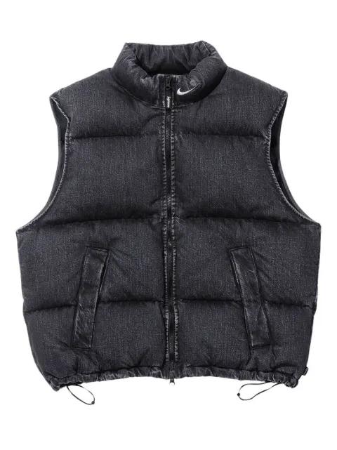x Nike denim puffer gilet by SUPREME