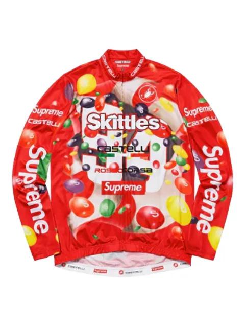 x Skittles x Castelli long-sleeve cycling jersey by SUPREME x Skittles x Castelli long-sleeve cycling jersey by SUPREME