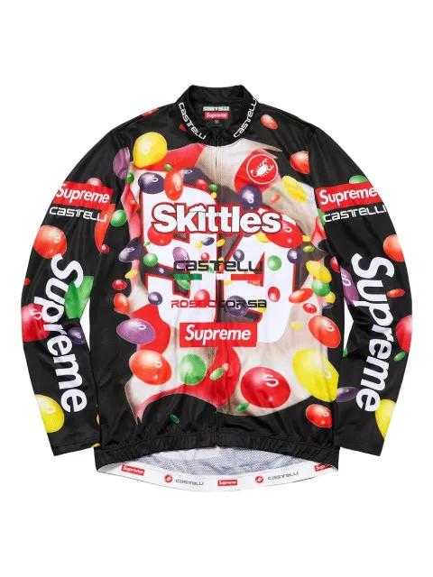 x Skittles x Castelli long-sleeve cycling jersey by SUPREME
