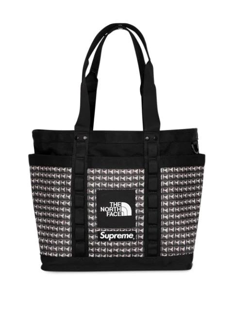 x The North Face Explore stud-print utility tote bag by SUPREME
