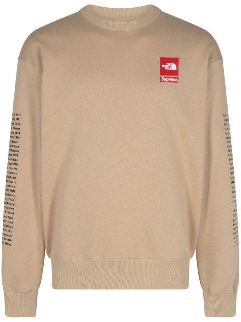 x The North Face "Khaki" sweatshirt by SUPREME