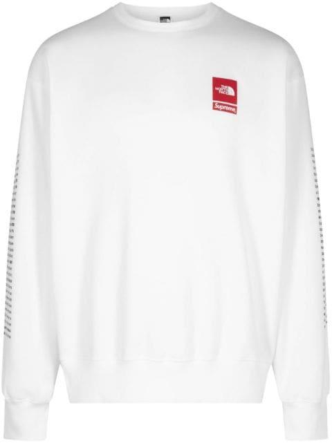 x The North Face "White" sweatshirt by SUPREME
