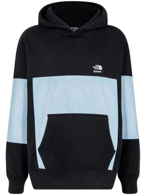 x The North Face bandana-print hoodie by SUPREME