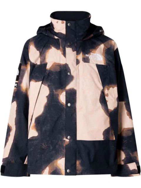 x The North Face bleached denim-print mountain jacket by SUPREME