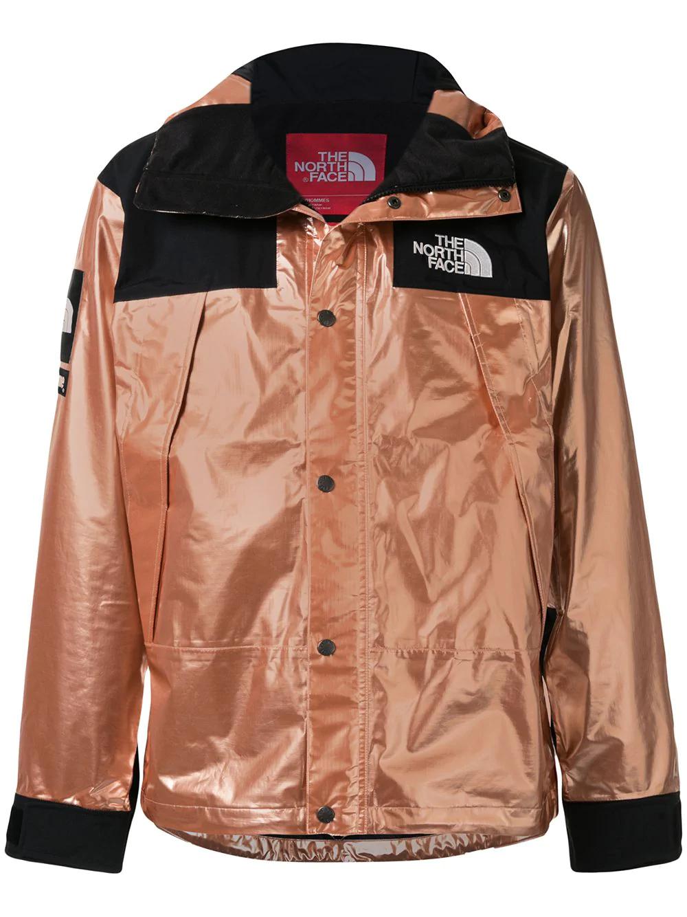 x The North Face metallic mountain jacket by SUPREME