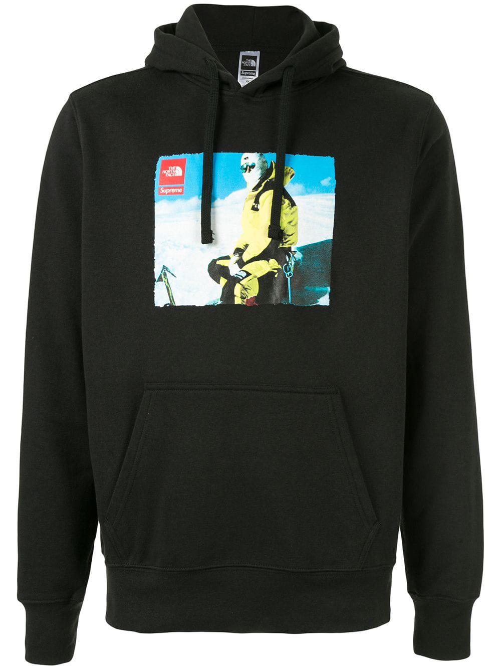 x The North Face photo-print hoodied sweatshirt by SUPREME