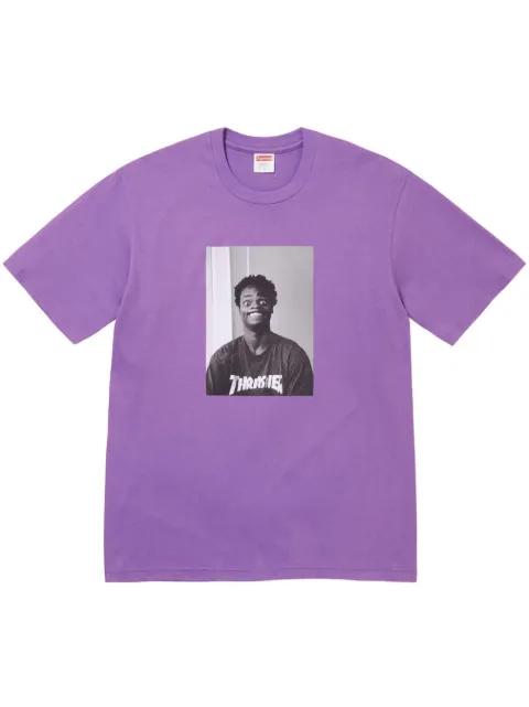 x Thrasher Harold "Purple" T-shirt by SUPREME