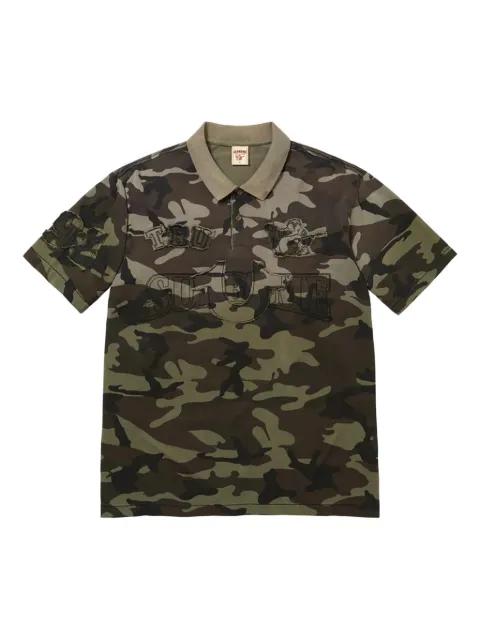 x True Religion appliqués camouflage polo shirt by SUPREME