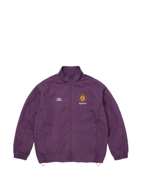 x Umbro zip-up cotton track jacket by SUPREME