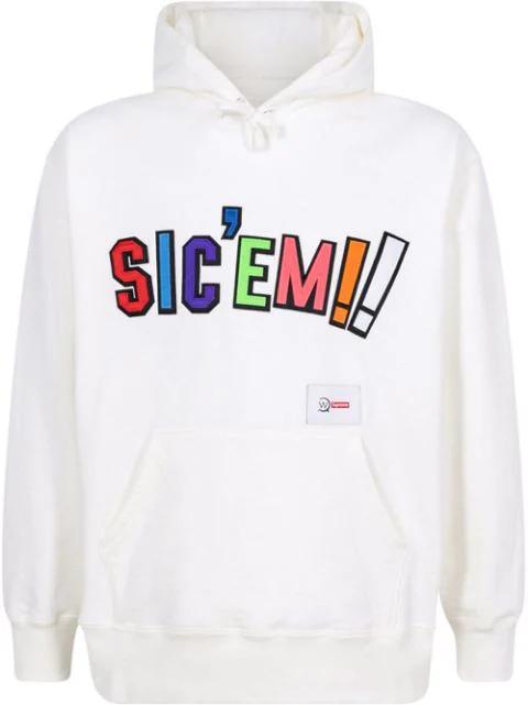 x WTAPS  Sic'Em drawstring hoodie by SUPREME