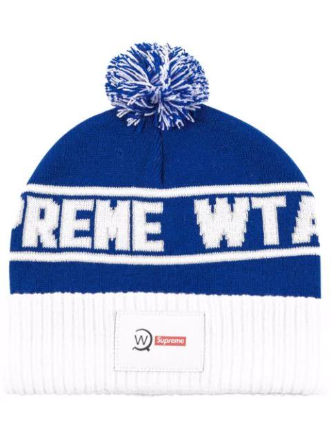 x WTAPS knitted beanie by SUPREME