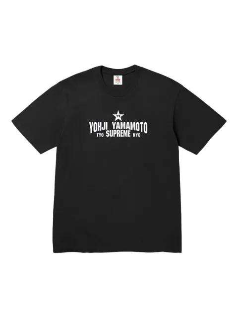 x Yohji Yamamoto Star logo-print T-shirt by SUPREME