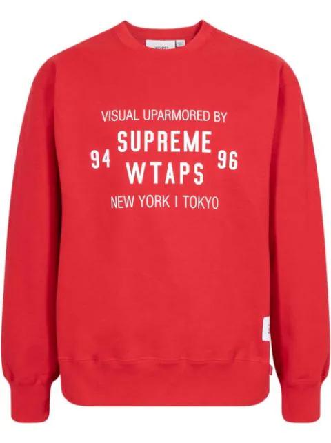 xWTAPS crew neck sweatshirt by SUPREME